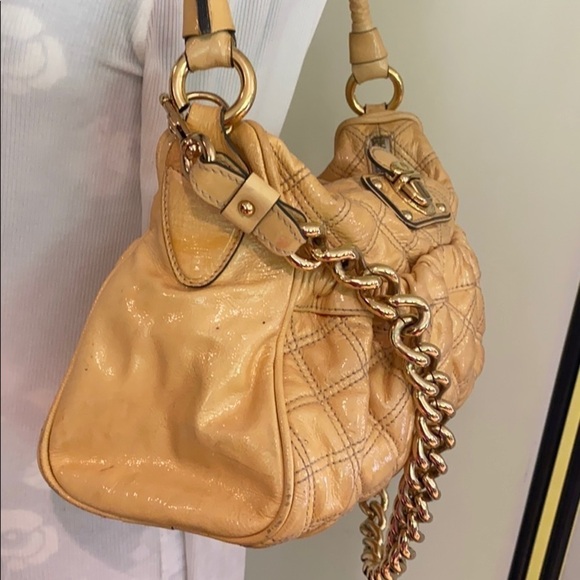 Marc Jacobs Julianne Yellow Patent Leather Bag - Picture 3 of 16